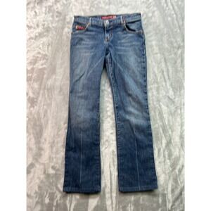Guess Bootcut Jeans Vintage Y2K  Dark Wash Denim Low Rise Womens Size 26 Western